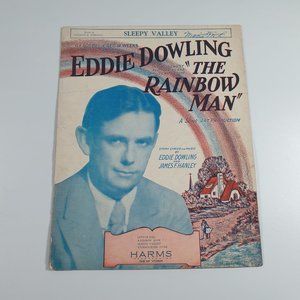 Vintage Sheet Music Sleepy Valley 1929 Piano Voice Ukulele Easy Listening